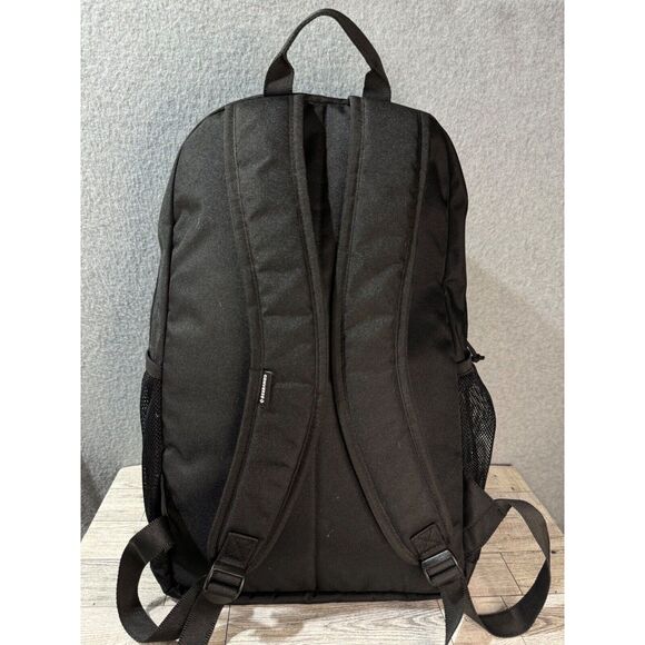 Converse CO Accessories Transition Unisex Jet-Black Zipper Backpack Bag CVVB14 - Picture 8 of 13